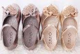Sapato infantil feminino pedrinhas