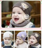 Babys chapéu, com hum Padrão urso