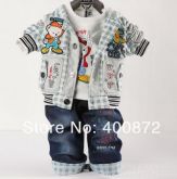 Moletom c/ capuz + camisa + calça